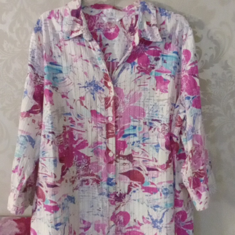 Alia Women's Multicolor Button Down Shirt